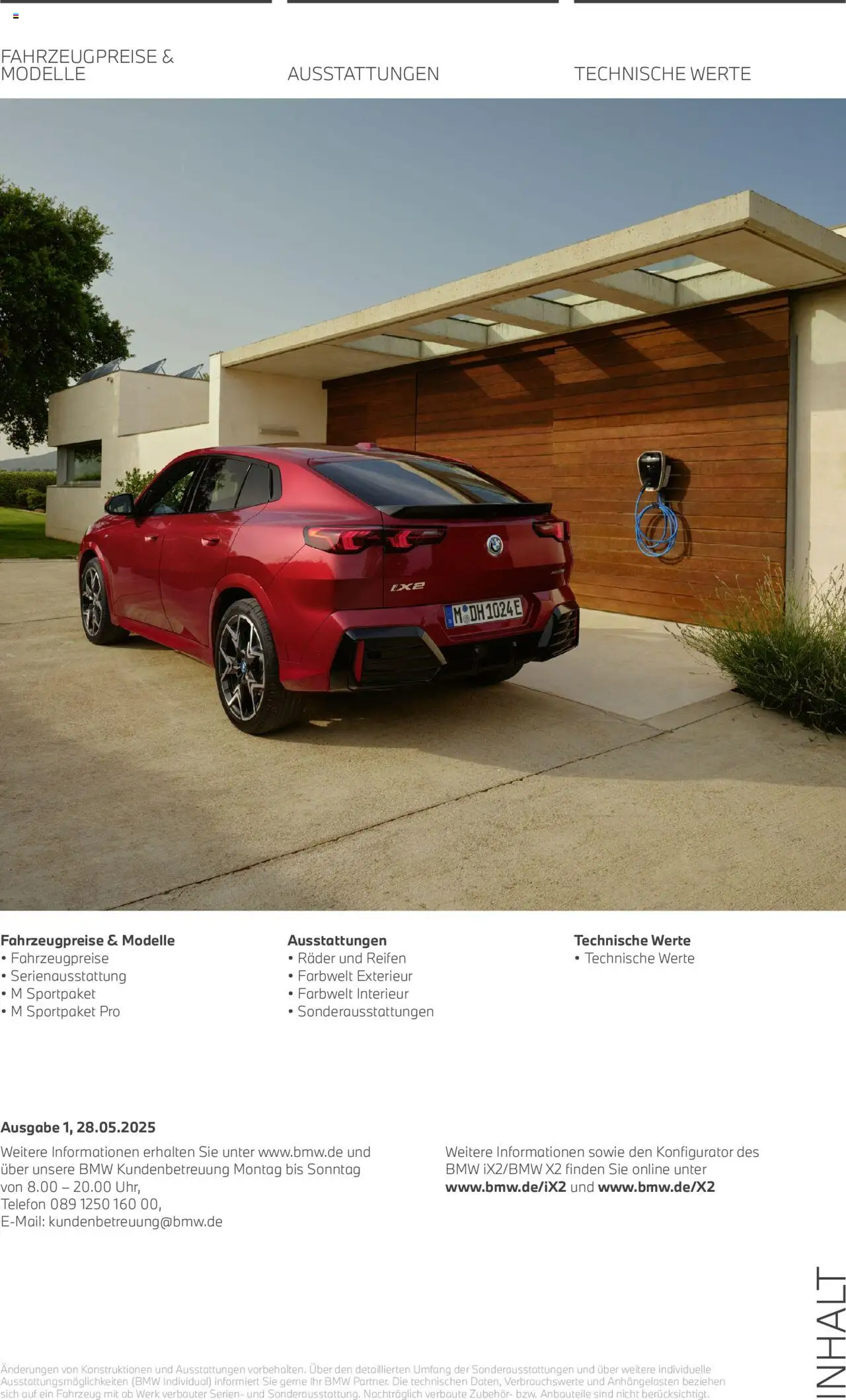BMW X2 - Seite 2 - gültig ab 01.07.2025