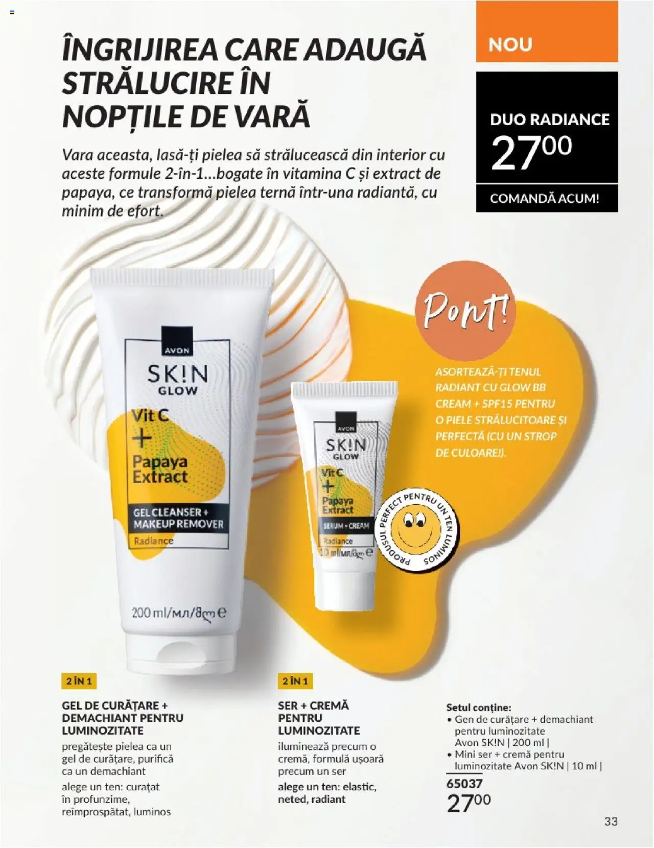 Catalog Avon - Mini Broșură - pagina 33- valabil de la 01.07.2025