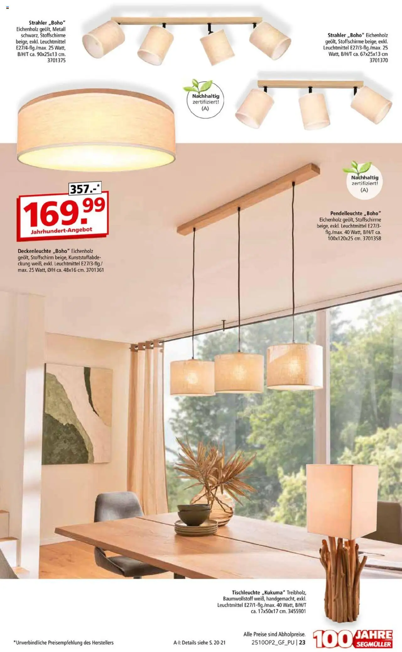 Segmüller Leuchten Spezial - Seite 23 - gültig ab 29.09.2025