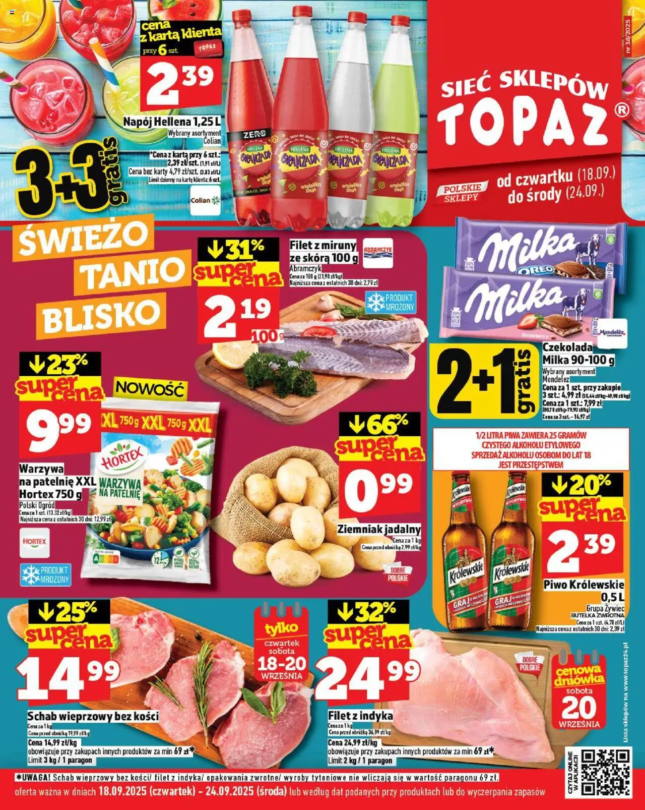 Topaz Gazetka - strona 1- ważny od 18.09.2025