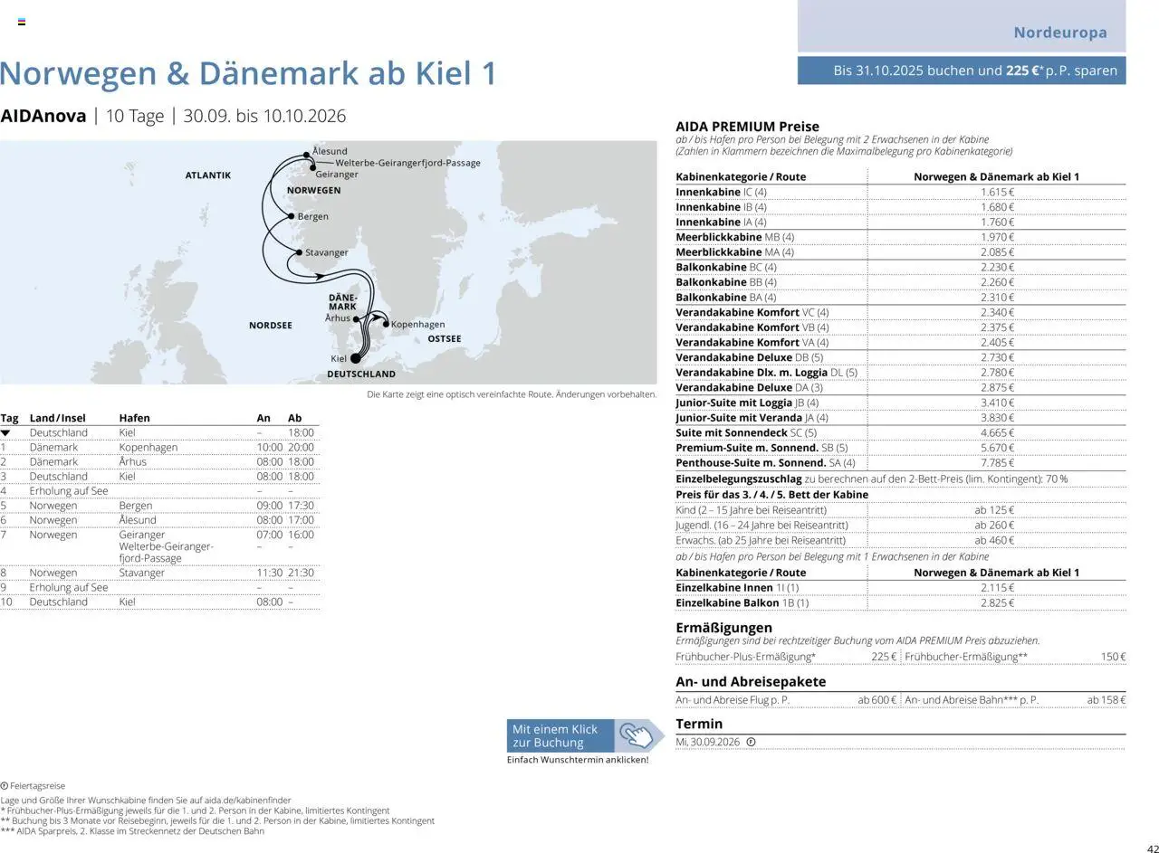 Aida Sommer 2026 - Seite 42 - gültig ab 01.03.2026