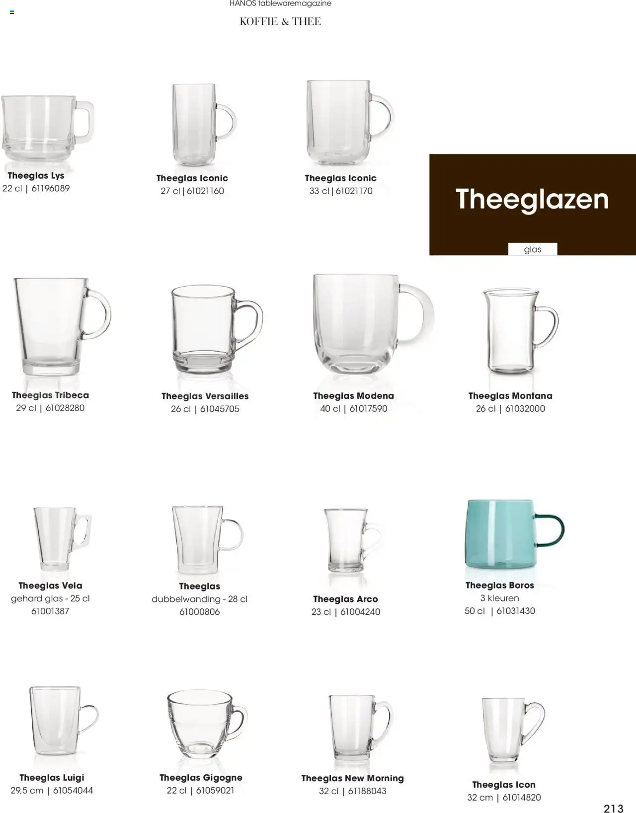Hanos - Tableware magazine 2025-2026 - page 213- valid from 01-09-2025