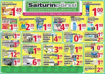 Esikatselu Saiturinpörssi tarjoukset voimassa alkaen 16/04/2026