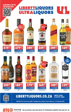 Preview Ultra Liquors Liberty Specials valid from 01/11/2025