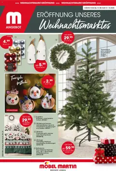 Vorschau Möbel Martin Eröffnung Weihnachtsmarkt gültig ab 06.10.2025
