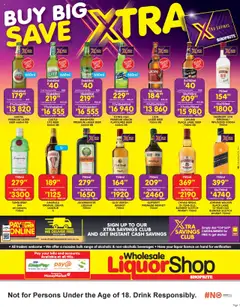 Preview Shoprite - Wholesale LiquorShop Deals Selected Stores valid from 20/10/2025