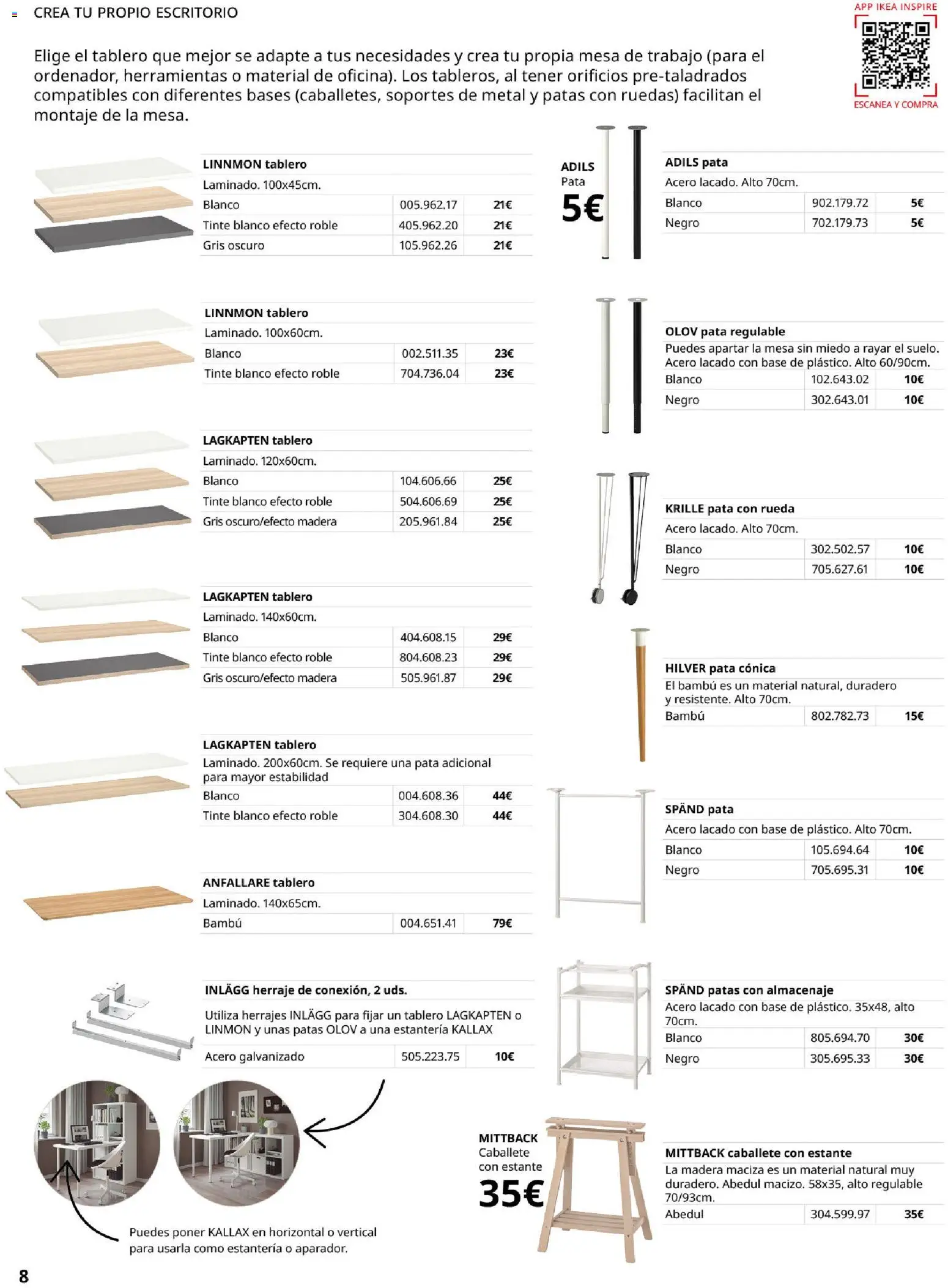 Catálogo IKEA Oficina en casa - Página de 8 - Válido desde 01/02/2026