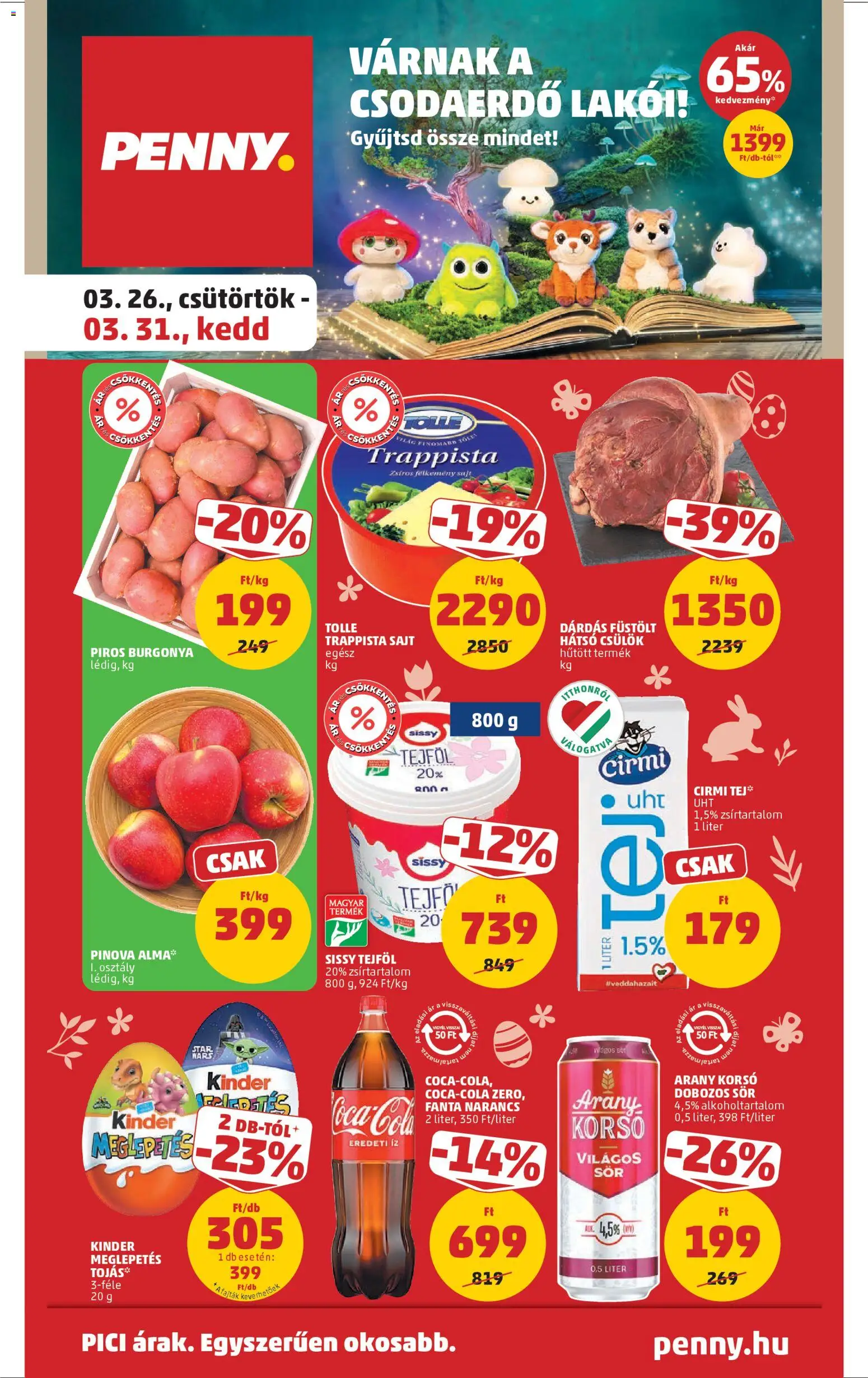 PENNY akciós újság - 1oldal - érvényes 2026.03.26.-tól