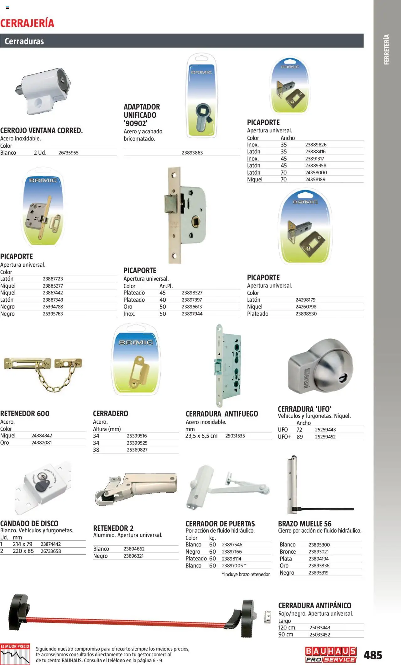 Bauhaus - ProService  - Página de 485 - Válido desde 24/02/2025