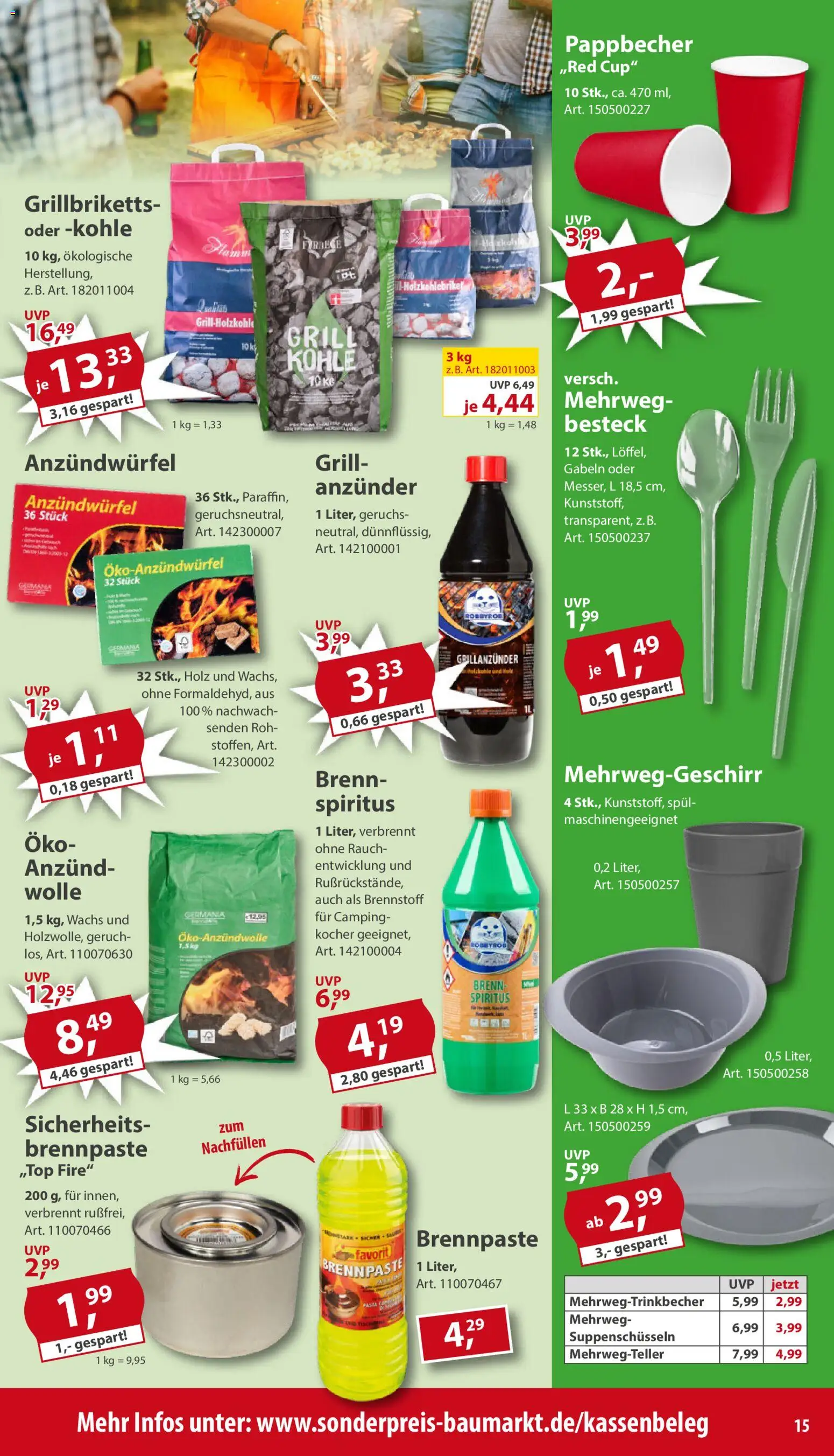 Sonderpreis Baumarkt Prospekt 	 - Seite 15 - gültig ab 18.04.2026