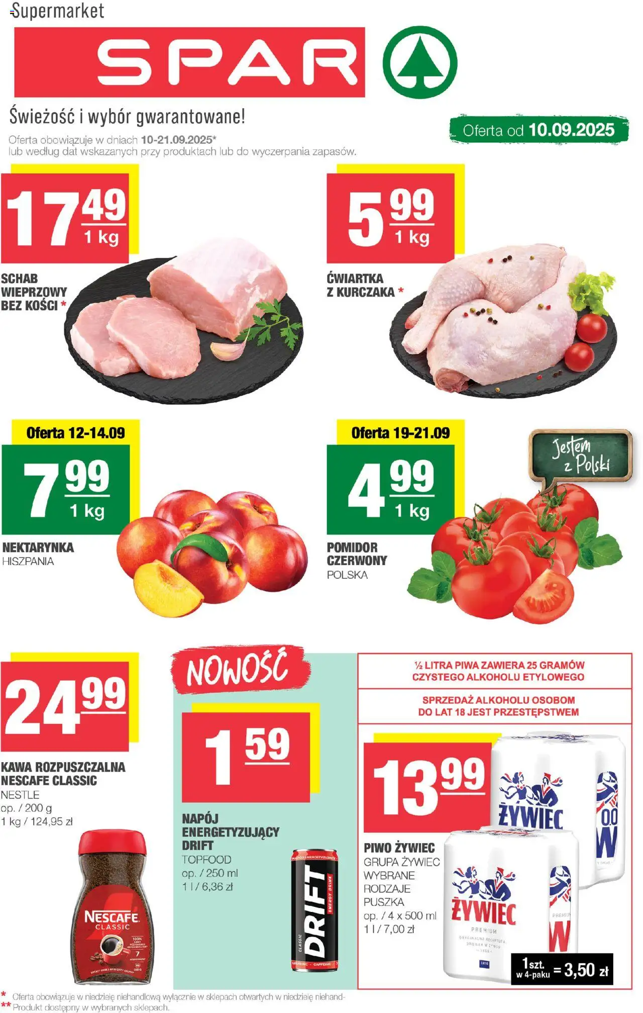 Spar Gazetka - strona 1- ważny od 10.09.2025