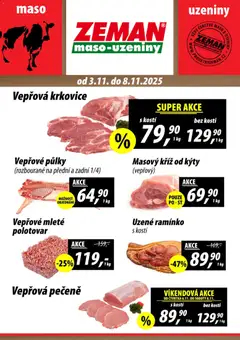 Náhled Prodejny Zeman leták platný od 03.11.2025