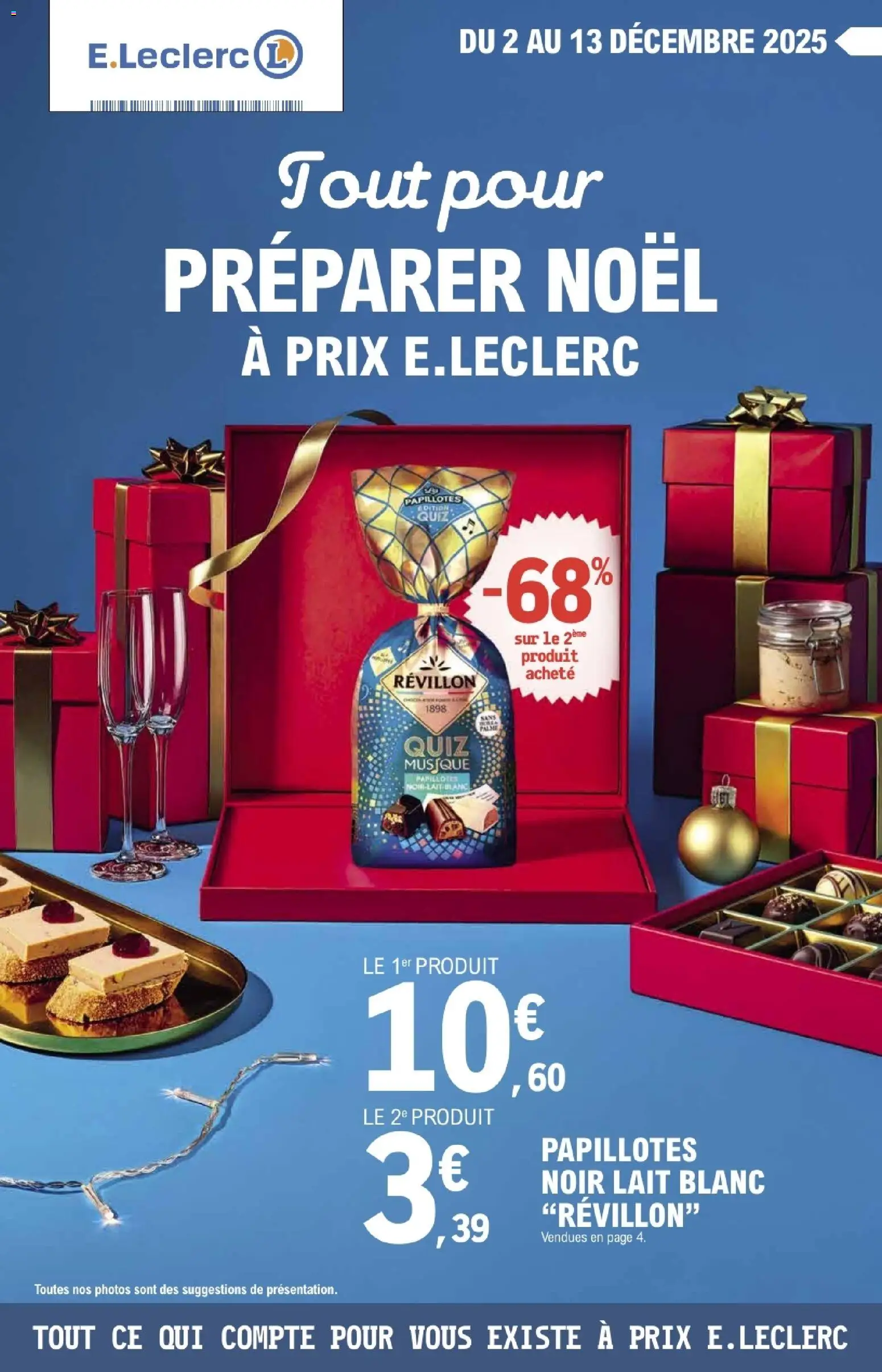 E.Leclerc catalogue semaine 49 - page 1 - valable à partir du 02/12/2025