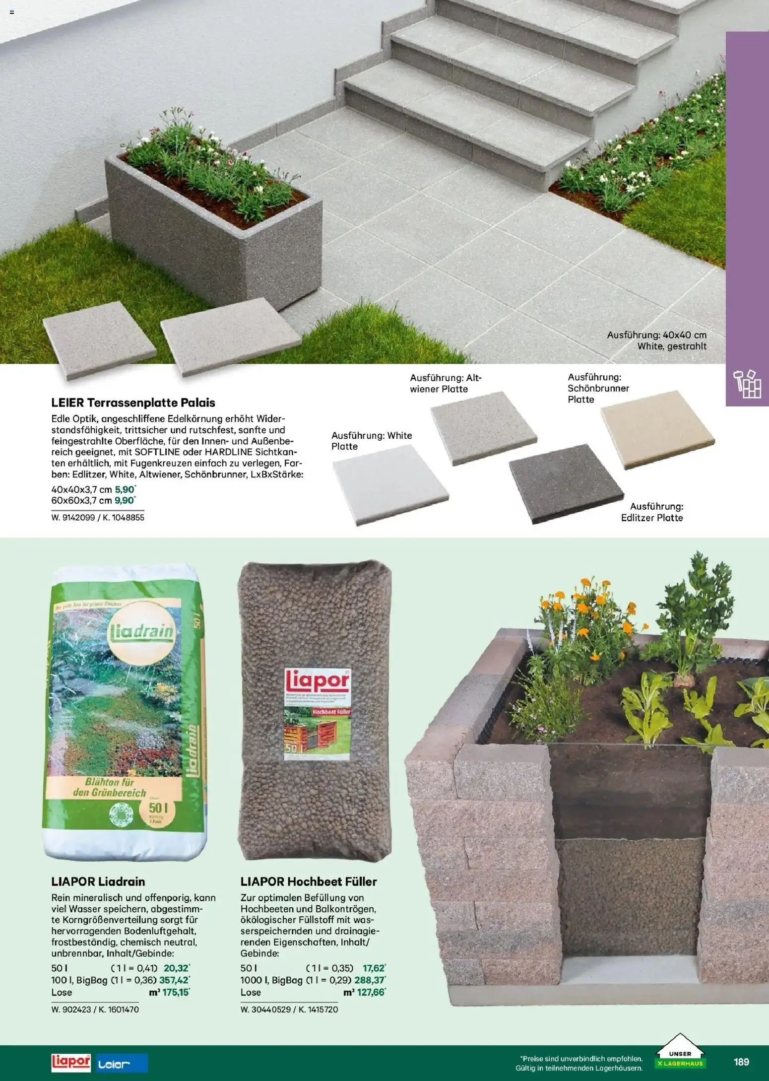 Lagerhaus Garten & Freizeit Katalog 2026 - Wien, Innsbruck - page 189- valid from 01.03.2026