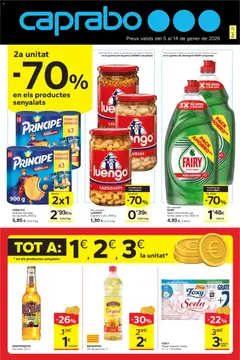 Vista previa del folleto Caprabo folleto válido desde 05/01/2026