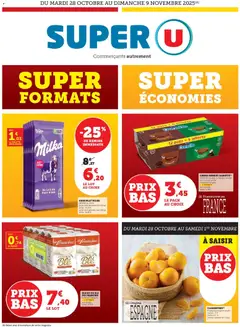 Aperçu Super U - Super formats Super économies valable à partir du 28/10/2025