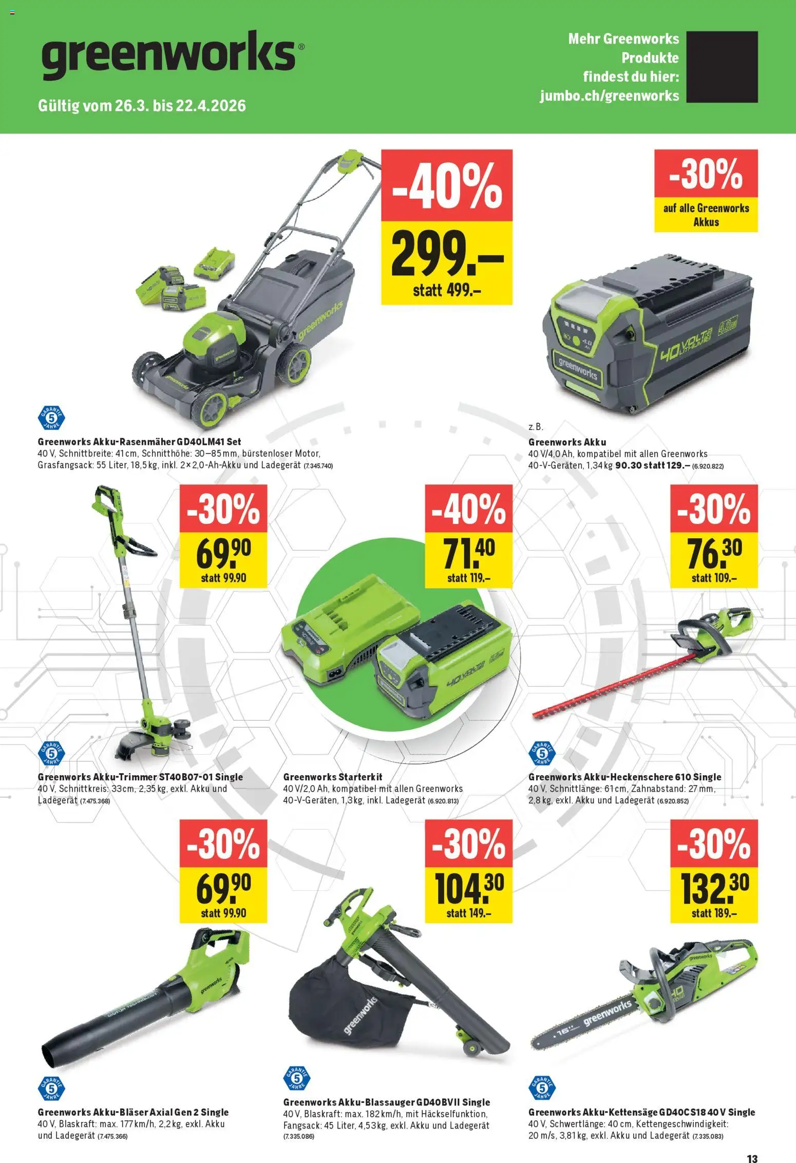 Jumbo aktionen - page 13- valid from 26.03.2026