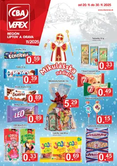 CBA Verex leták platný od 20.11.2025