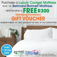 Preview Tafelberg Furnishers Spring into Comfort and Savings valid from 01/09/2025