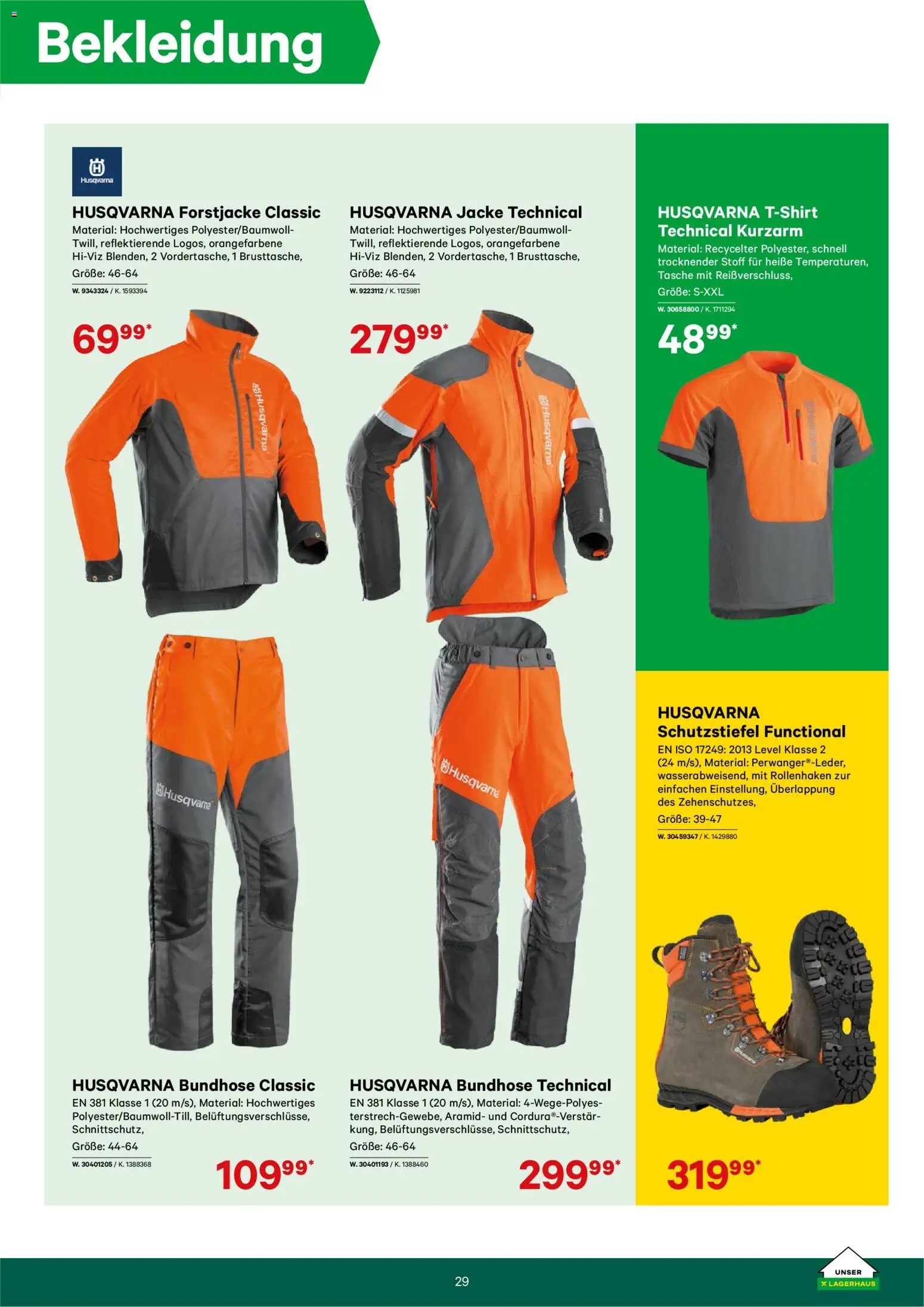 Lagerhaus Forstkatalog - page 29- valid from 01.01.2025
