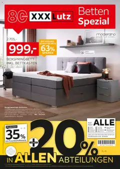 Vorschau XXXL Lutz Betten Spezial gültig ab 18.08.2025