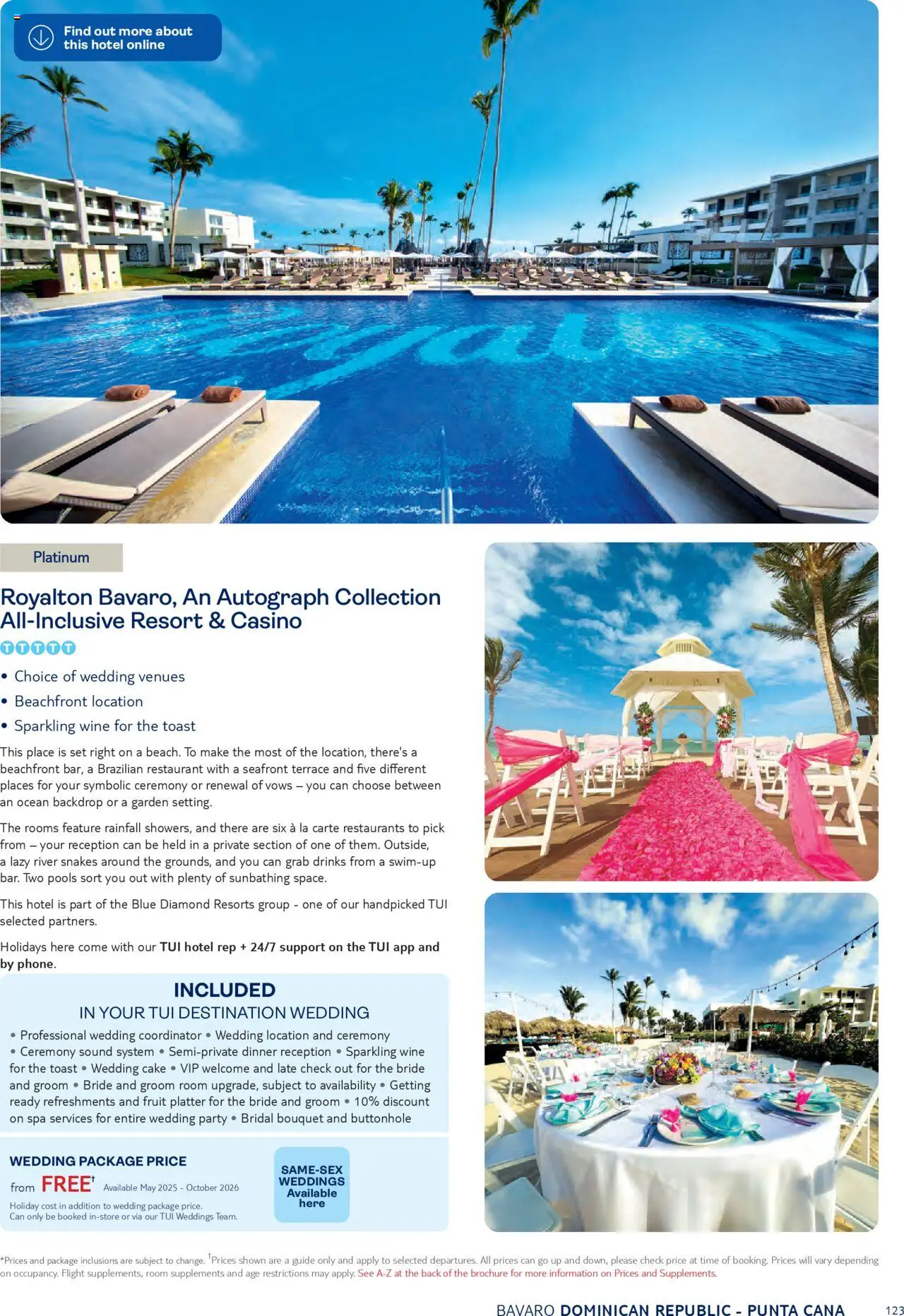 TUI - Weddings 2026 - page 123- valid from 01/05/2025