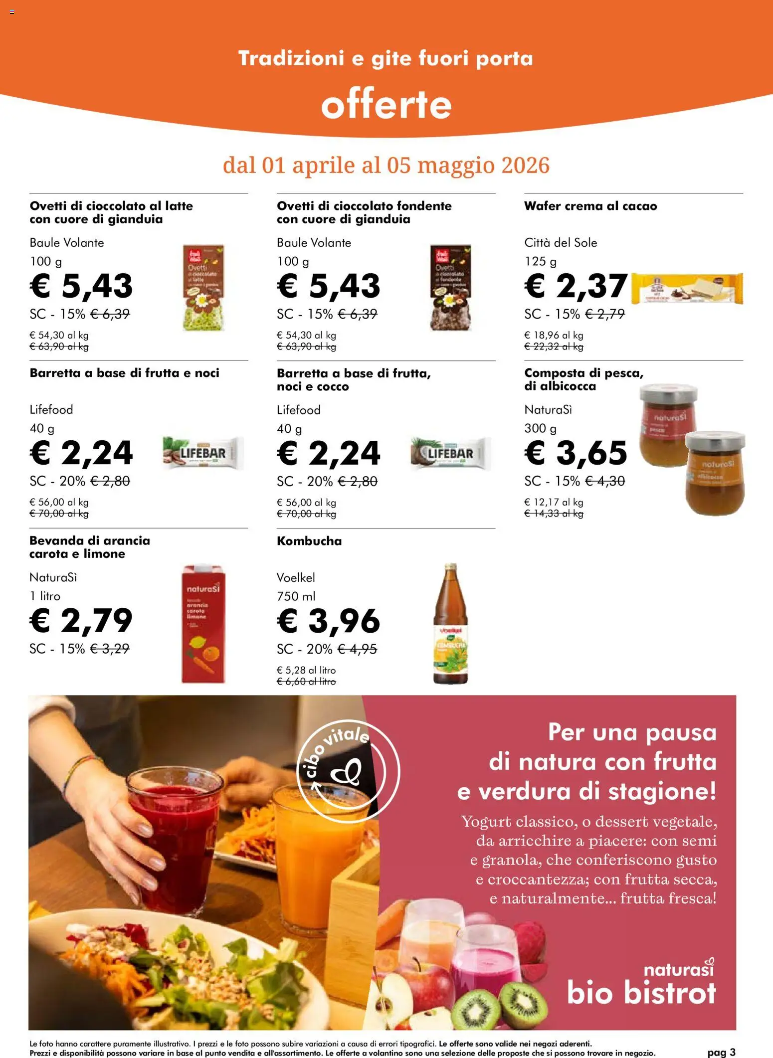 Natura Sì volantino - pagina 3 - valido dal 01/04/2026