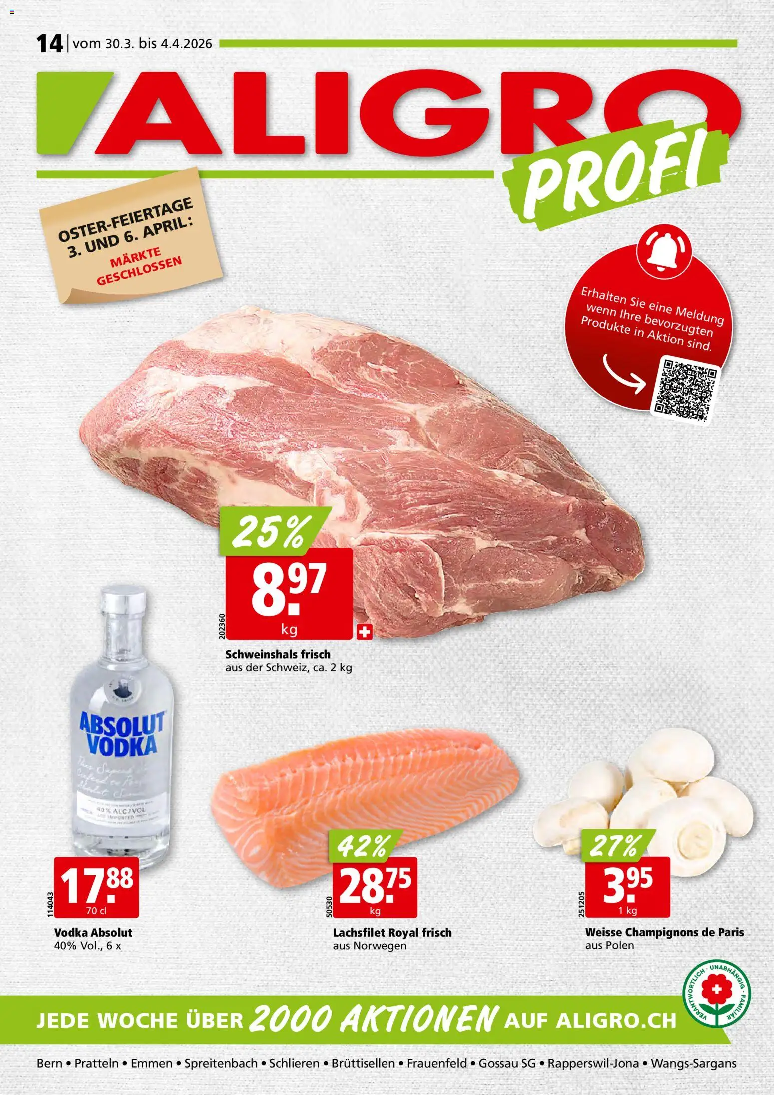 Aligro aktionen - page 1- valid from 30.03.2026