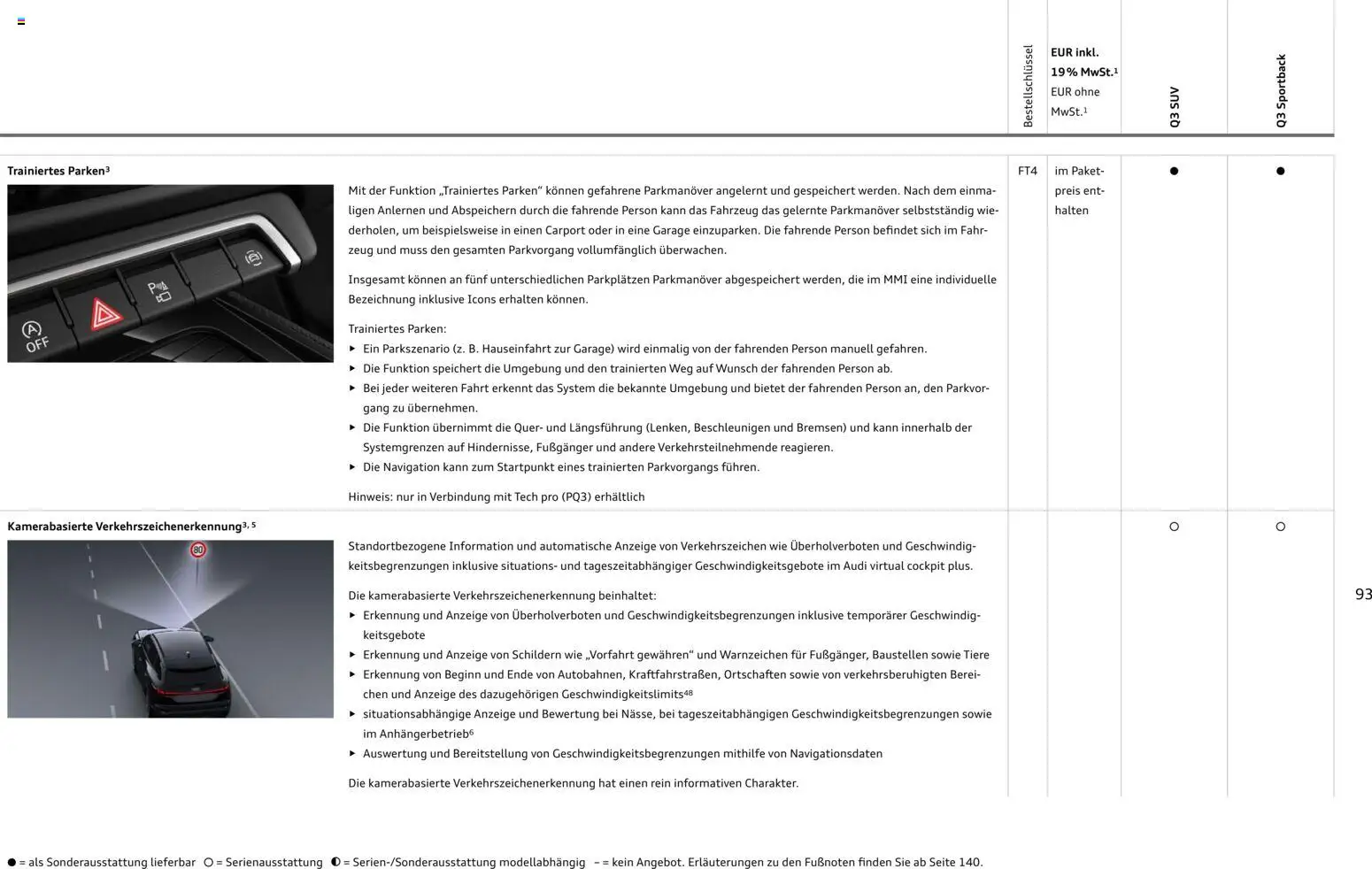 Audi Q3 - Seite 93 - gültig ab 29.01.2026