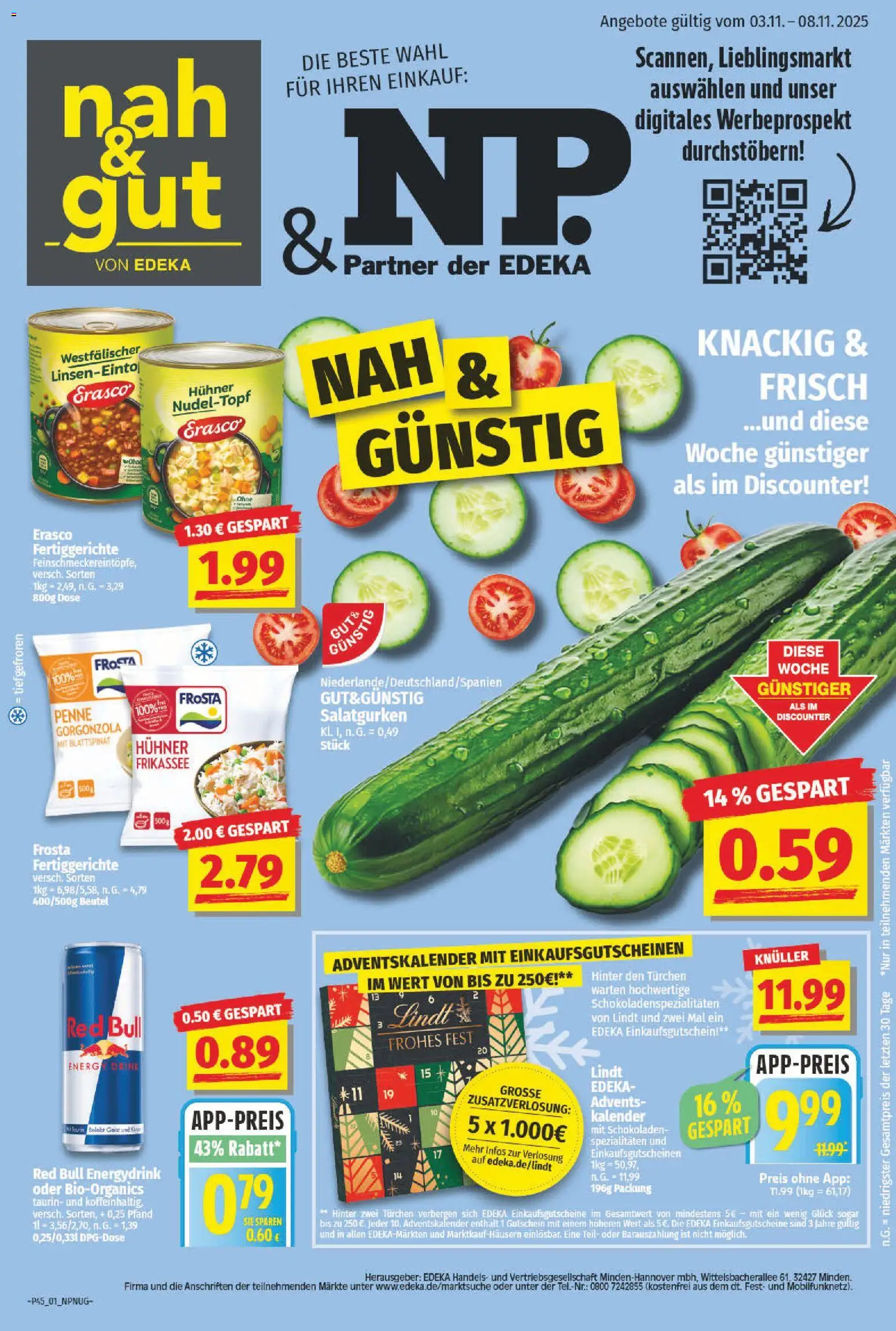 NP Discount Prospekt 	 - Seite 1 - gültig ab 03.11.2025