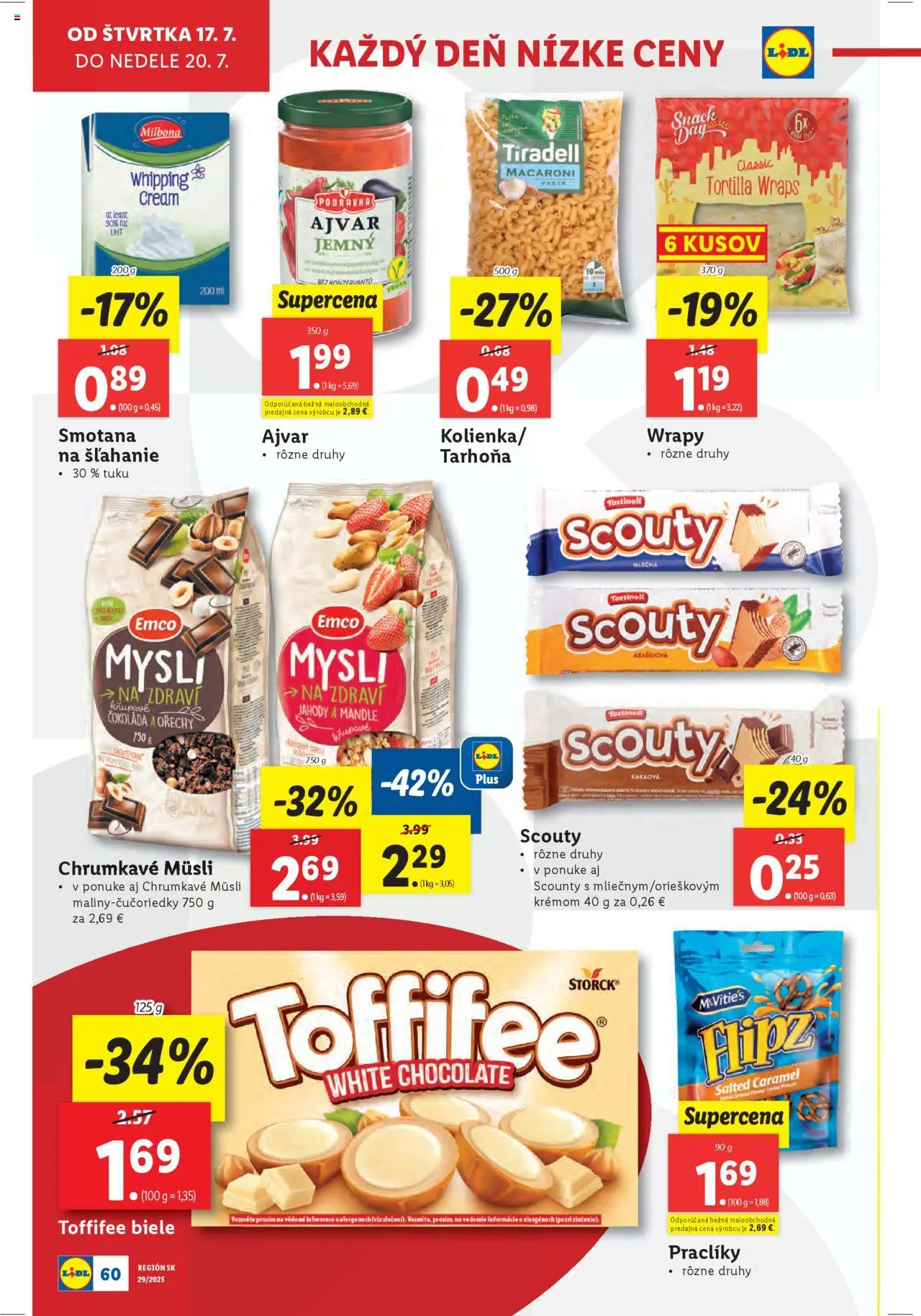 Lidl leták - strana 72- platný od 14.07.2025