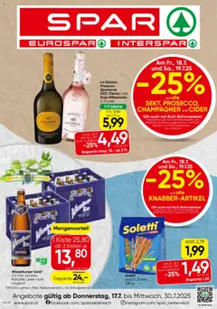 Vorschau Spar Flugblatt - Niederösterreich gültig ab 17.07.2025