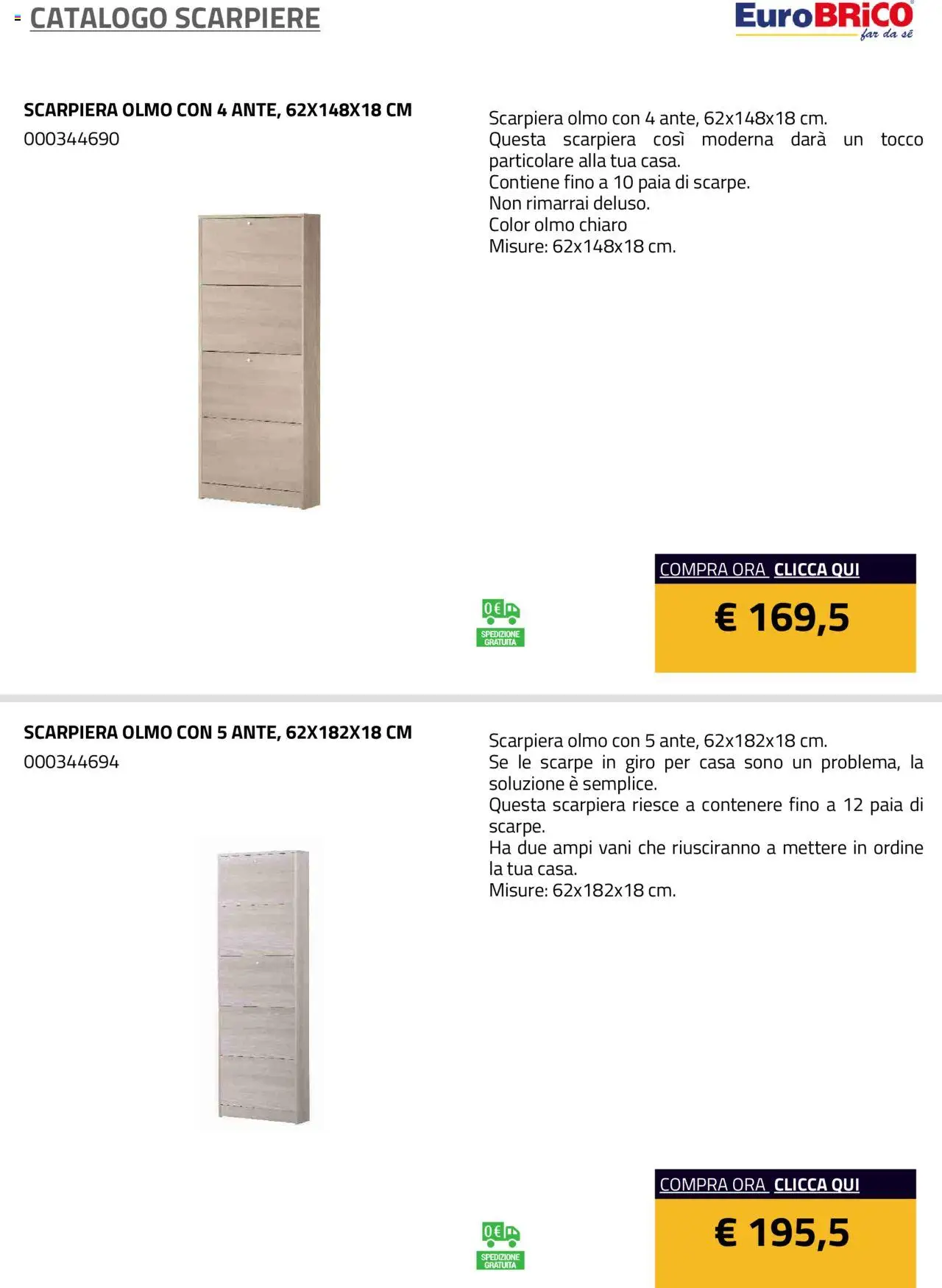 Eurobrico Scarpiere catalogo - pagina 19 - valido dal 23/07/2025