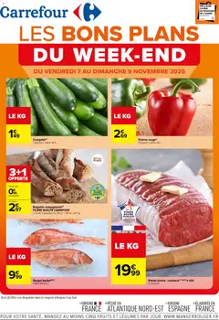Aperçu Carrefour Les bons plans du week-end valable à partir du 07/11/2025