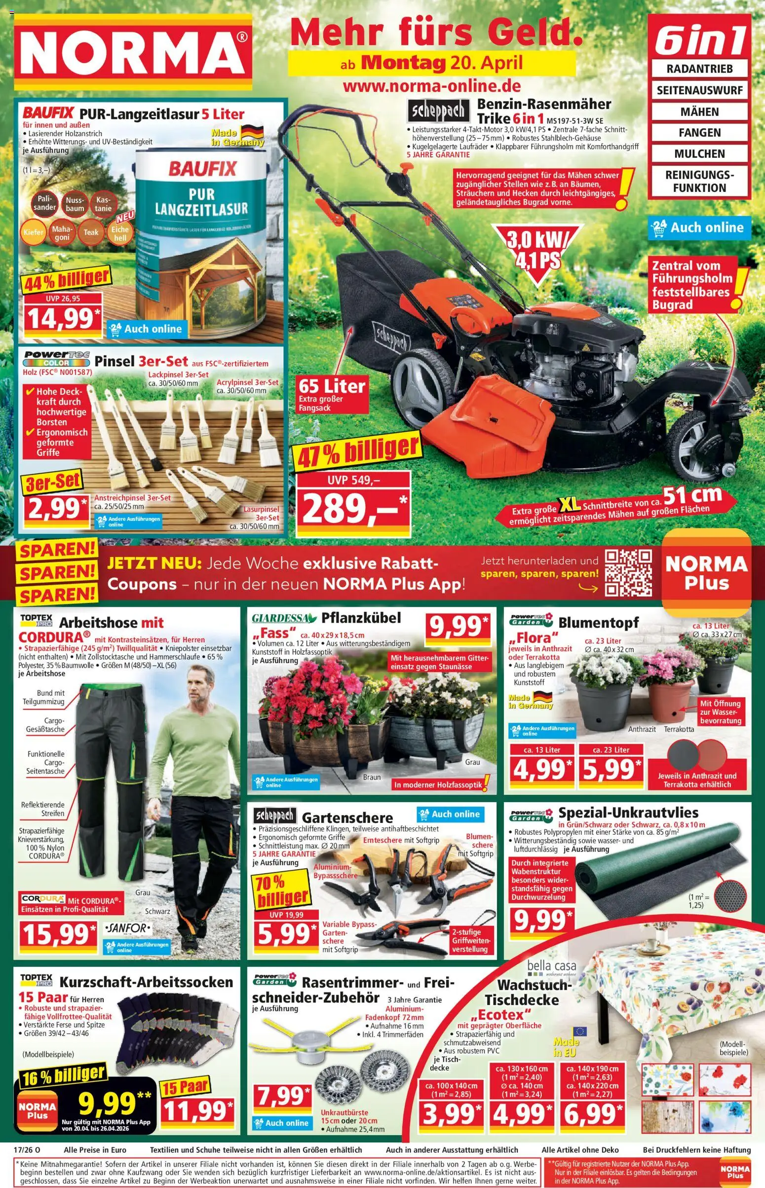 Norma Prospekt - Seite 1 - gültig ab 20.04.2026