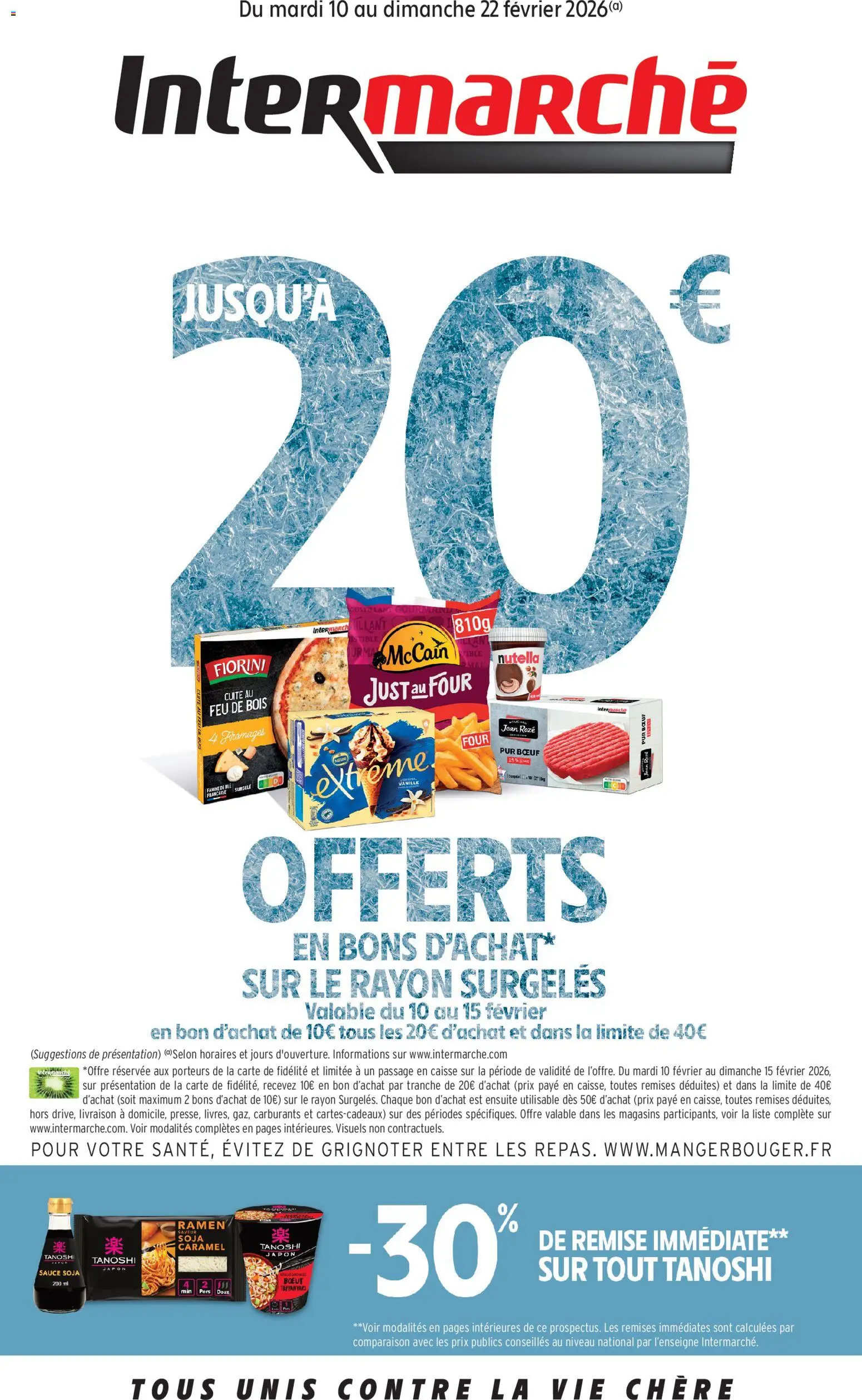 Intermarché catalogue semaine 7 - page 1 - valable à partir du 10/02/2026