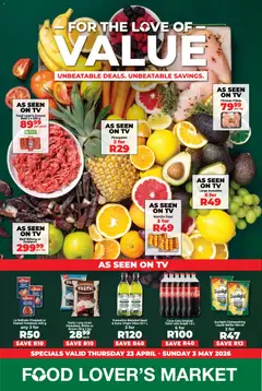 Preview Food Lover's Market Specials valid from 23/04/2026
