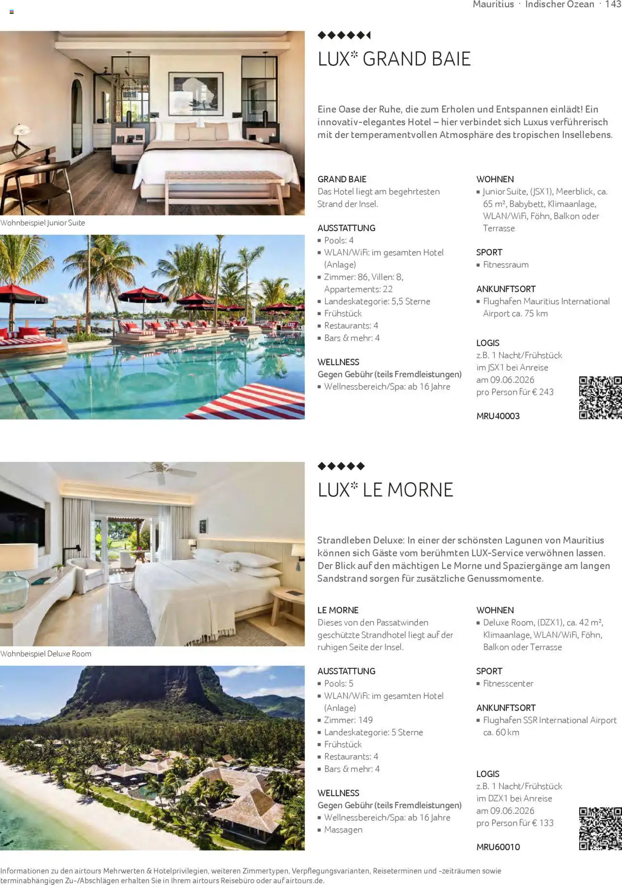 TUI airtours Katalog  Erstklassige Fernreisen 2025/26 - Seite 143 - gültig ab 01.11.2025