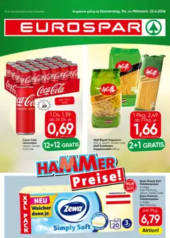 Vorschau Eurospar Flugblatt gültig ab 09.04.2026
