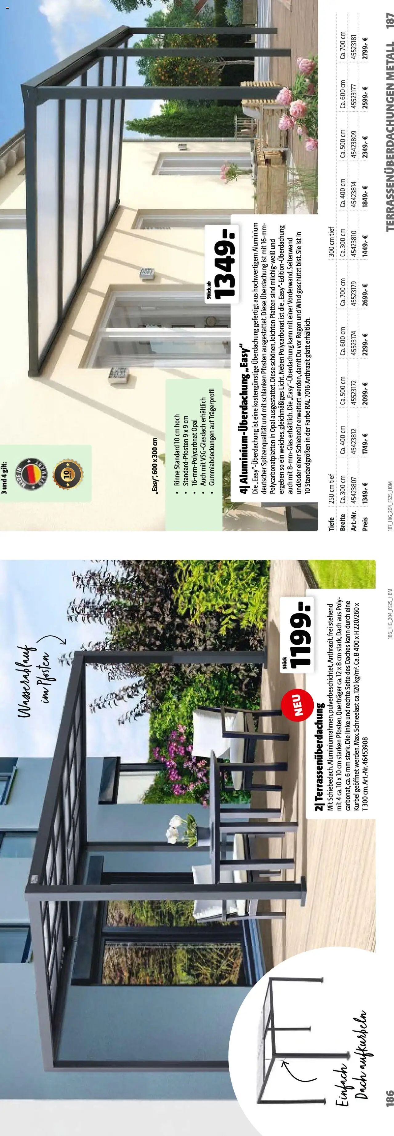 Hagebau Katalog Gartengestaltung - Seite 187 - gültig ab 01.03.2025