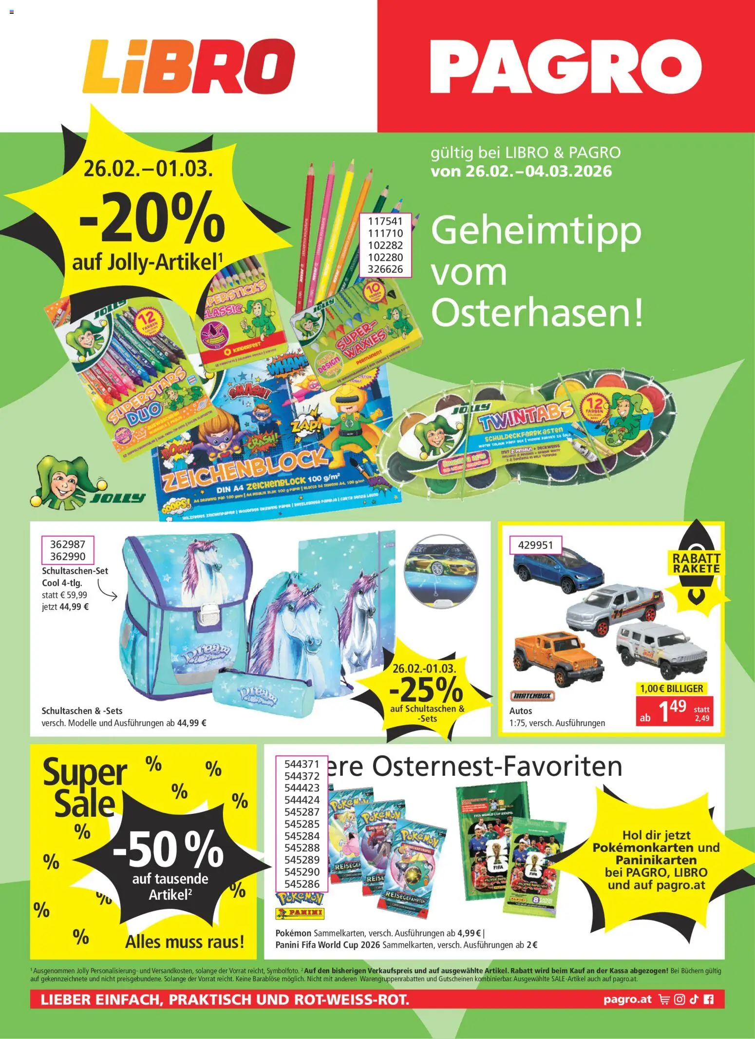 Libro Flugblatt - Seite 1- gültig ab 26.02.2026