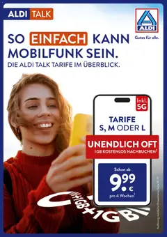 Vorschau Aldi Talk gültig ab 12.11.2025