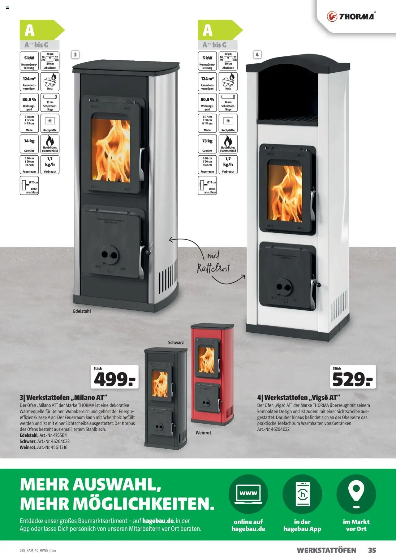 Hagebau Kaminöfen - Seite 35 - gültig ab 07.07.2025