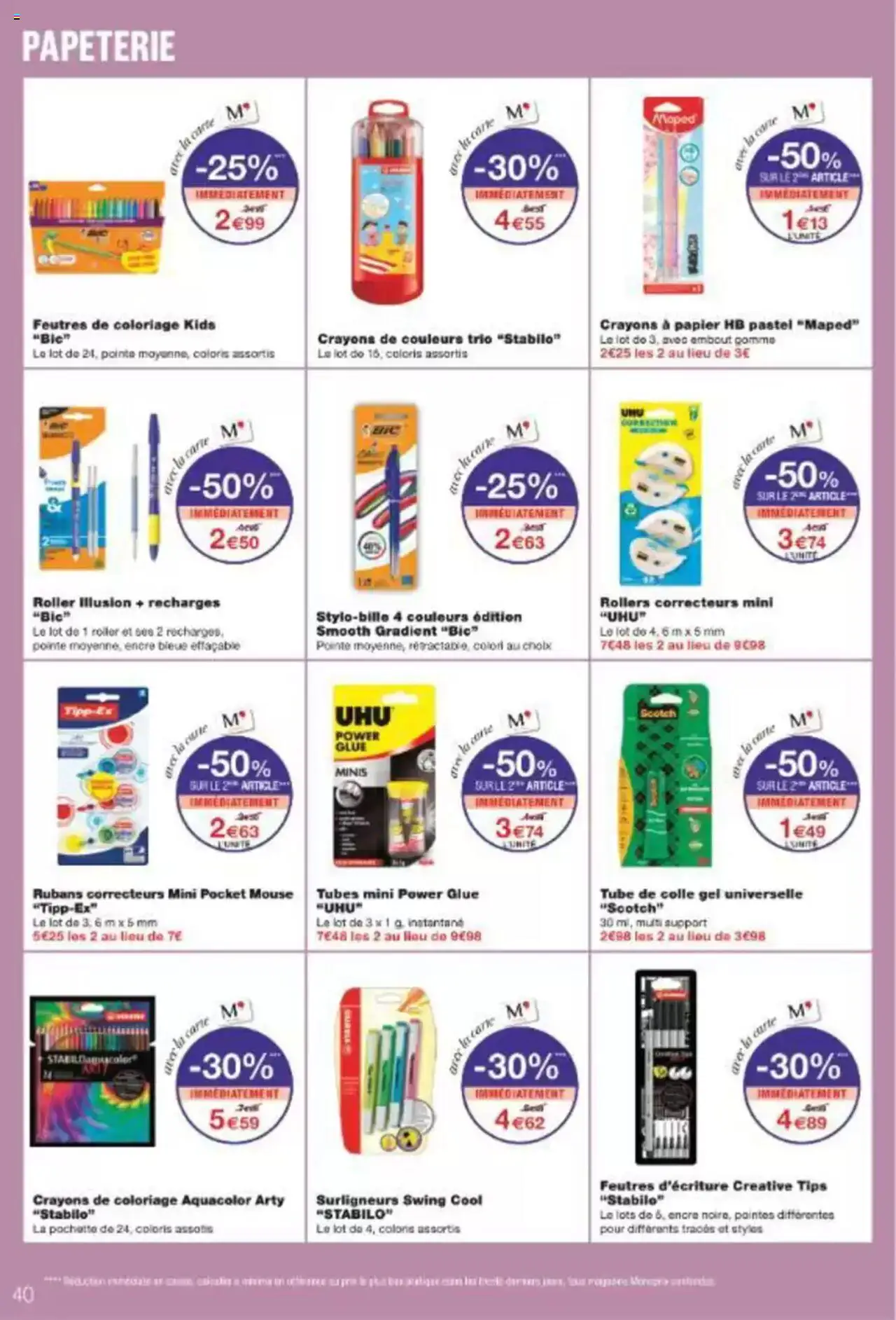 Monoprix catalogue - page 40 - valable à partir du 15/07/2025