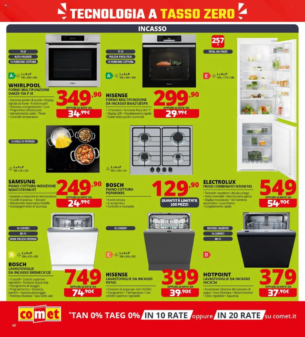 Volantino Comet	 - pagina 40 - valido dal 17/07/2025