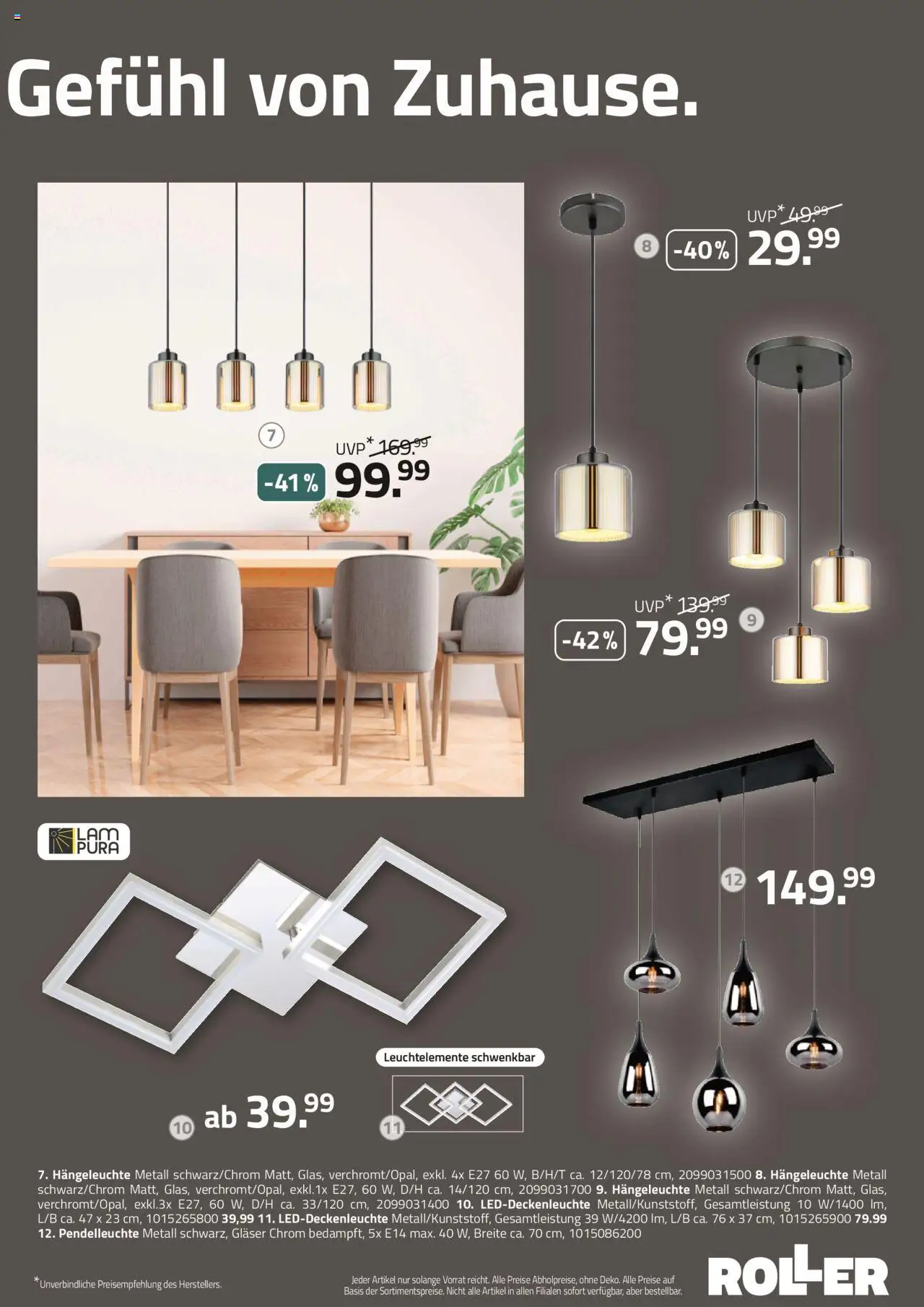 Roller  Leuchtenmagazin 2025 - Seite 7 - gültig ab 28.09.2025