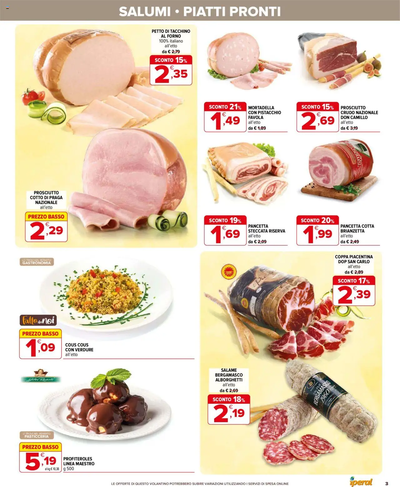 Volantino Iperal	 - pagina 3 - valido dal 16/07/2025