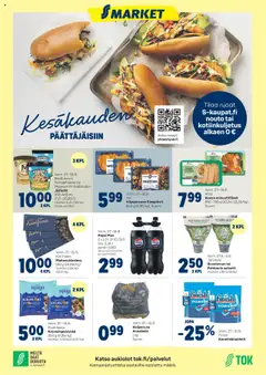 Esikatselu S-market tarjoukset - Kesäkauden päättäjäis voimassa alkaen 27/08/2025