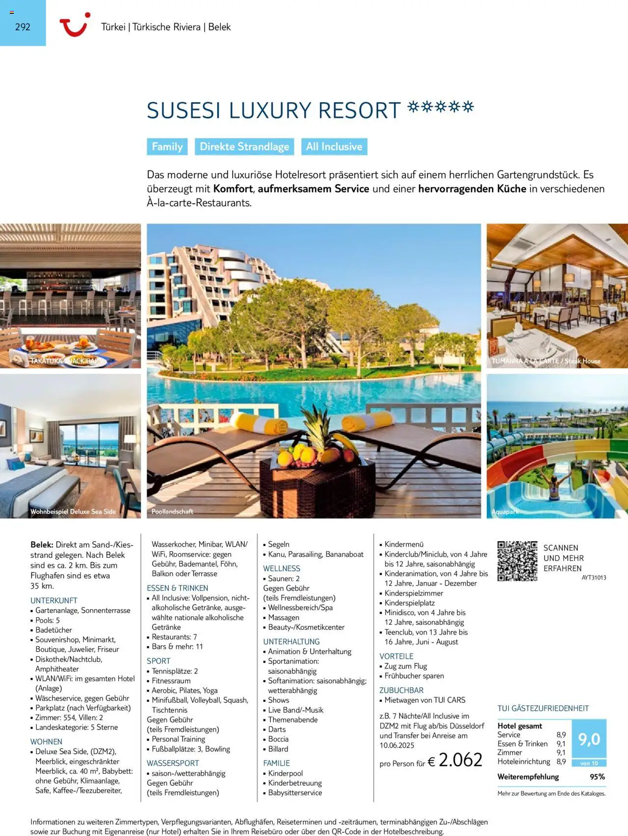 TUI  Südeuropa & Nordafrika 2025/26 - Seite 292 - gültig ab 01.01.2025