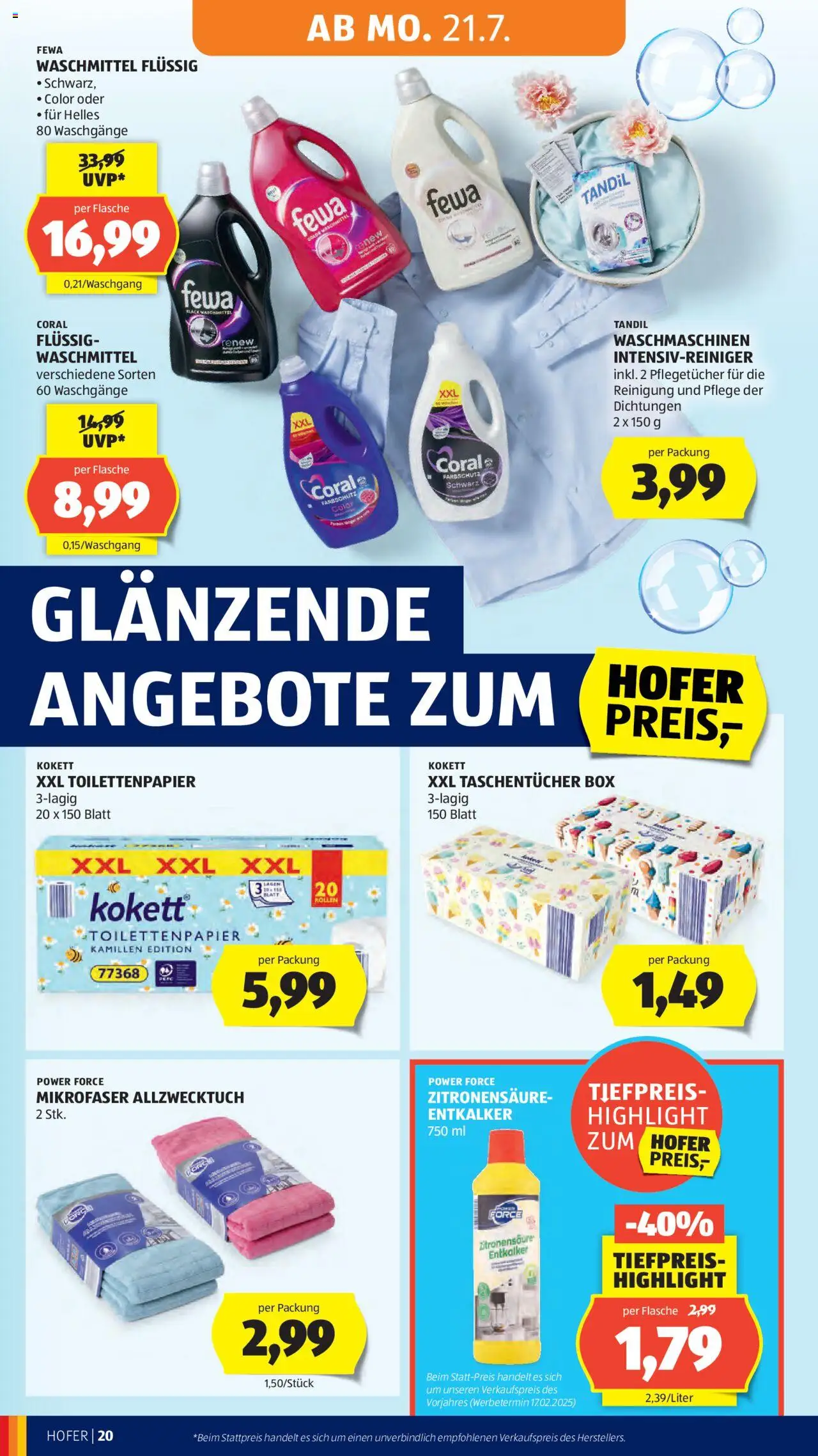 Hofer Flugblatt - Seite 24- gültig ab 18.07.2025